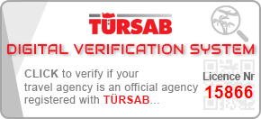 رقم ترخيص TURSAB: 15866