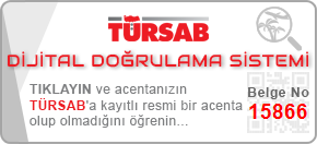 TURSAB Belge No: 15866