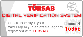 رقم ترخيص TURSAB: 15866